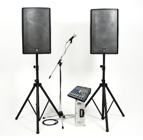 15" party PA speaker package hire Adelaide